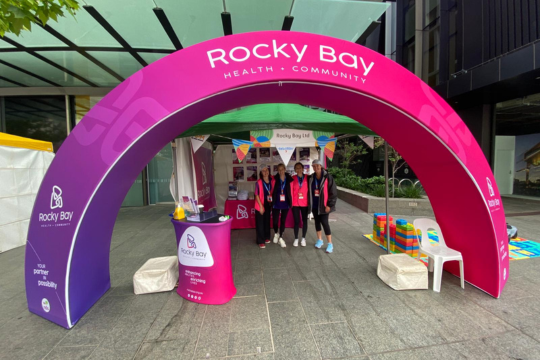 Photo of Rocky Bay staff at the Telethon Charity Festival Trail